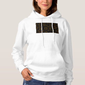 SlipperyJoe's Hanukkah-themed Star David artistic Hoodie