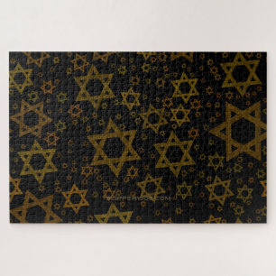 SlipperyJoe's Hanukkah-themed Star David artistic Jigsaw Puzzle