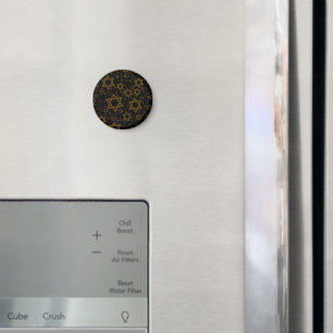 SlipperyJoe's Hanukkah-themed Star David artistic Magnet