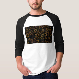 SlipperyJoe's Hanukkah-themed Star David artistic T-Shirt
