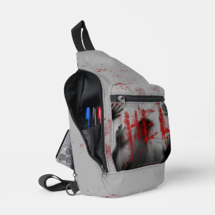 SlipperyJoe's Happy Halloween LGBTQIA sheet chilli Sling Bag