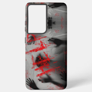 SlipperyJoe's Happy Halloween LGBTQIA sheet shadow Samsung Galaxy Case
