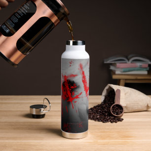 SlipperyJoe's Happy Halloween LGBTQIA sheet shadow Water Bottle