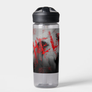 SlipperyJoe's Happy Halloween LGBTQIA sheet shadow Water Bottle