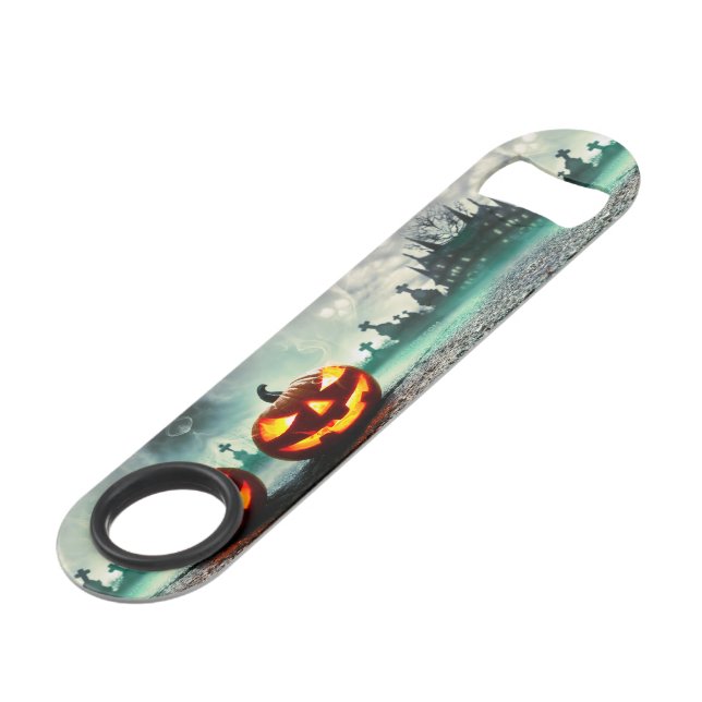 SlipperyJoe's Happy Halloween pumpkin LGBTQIA scar (Front Angled)