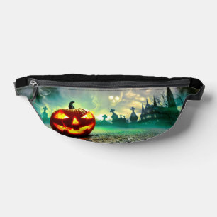 SlipperyJoe's Happy Halloween pumpkin LGBTQIA scar Bum Bags