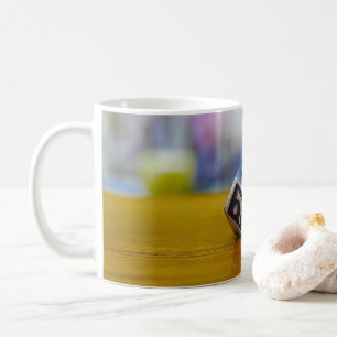 SlipperyJoe's Happy Hanukkah four-sided spinning t Coffee Mug