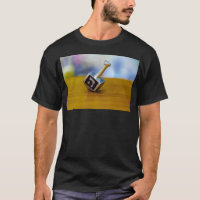SlipperyJoe's Happy Hanukkah four-sided spinning t
