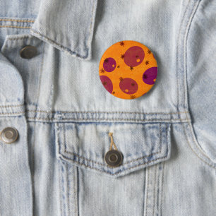 SlipperyJoe's Happy Hanukkah Jewish Hebrew jelly-f 6 Cm Round Badge
