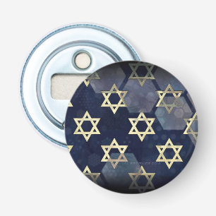 SlipperyJoe's Happy Hanukkah multiple Star of Davi Bottle Opener