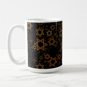 SlipperyJoe's Happy Hanukkah multiple Stars of Dav Coffee Mug