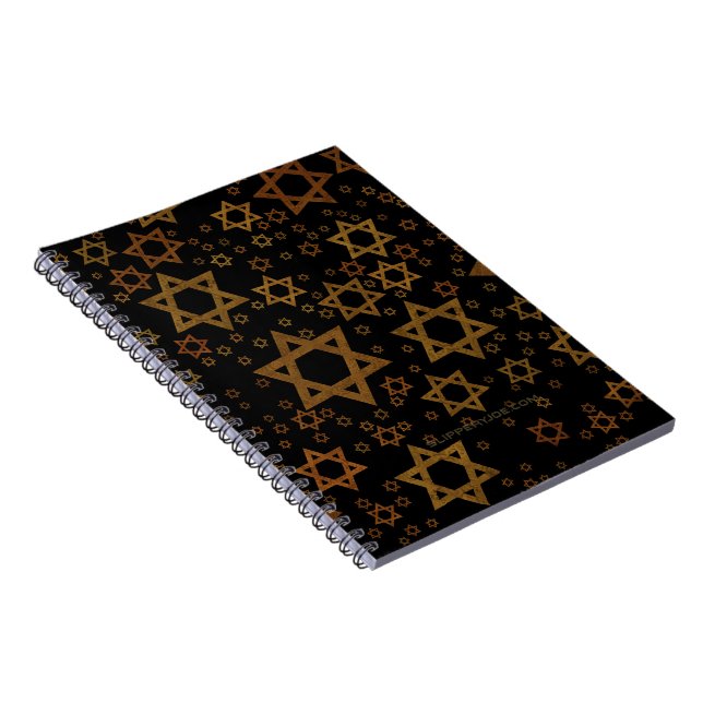 SlipperyJoe's Happy Hanukkah multiple Stars of Dav Notebook (Right Side)