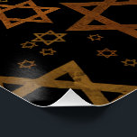 SlipperyJoe's Happy Hanukkah multiple Stars of Dav Poster<br><div class="desc">SlipperyJoe's Happy Hanukkah multiple Stars of David pattern artistic Celebration Jewish identity heritage Hebrew Chanukah gifts decorations Judaism significant symbol religion various sizes brown gold shades visually appealing intricate design</div>
