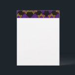 SlipperyJoe's Happy Hanukkah Star of David menorah Custom Letterhead<br><div class="desc">SlipperyJoe's Happy Hanukkah Star of David menorah Dreidel artistic Celebration Candles Jewish Hebrew Chanukah gifts decorations Judaism religion culture religious practices traditions geometric symbolic design depth contrast order symmetry</div>