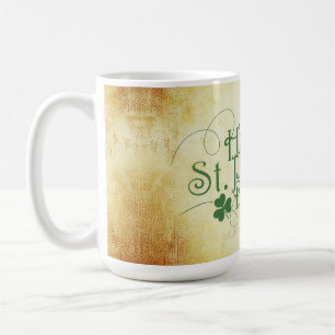SlipperyJoe's Happy St. Patrick's Day holiday Iris Coffee Mug