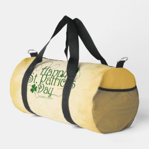 SlipperyJoe's Happy St. Patrick's Day holiday Iris Duffle Bag