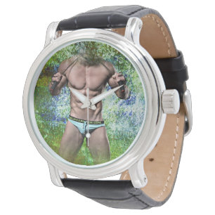 SlipperyJoe's highly muscular adult man shirtless Watch