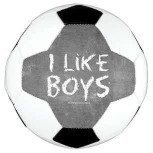 SlipperyJoe's I Like Boys dirty chalkboard dark te Football