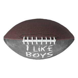 SlipperyJoe's I Like Boys dirty Chalkboard writing American Football