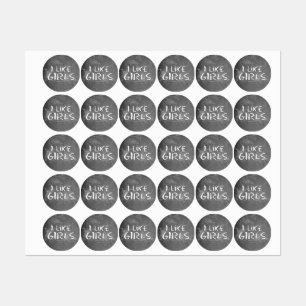 SlipperyJoe's I like girls dirty chalkboard writin