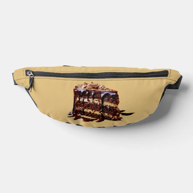 SlipperyJoe's indulgent multi-layer chocolate cake Bum Bags (Lay Down)