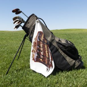 SlipperyJoe's indulgent multi-layer chocolate cake Golf Towel