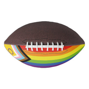 SlipperyJoe's Intersex pride flag yellow backgroun American Football