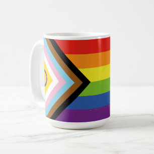 SlipperyJoe's Intersex pride flag yellow backgroun Coffee Mug