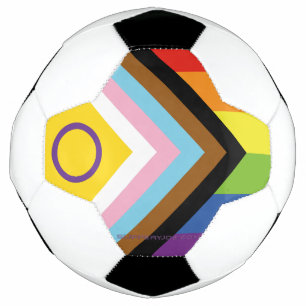 SlipperyJoe's Intersex pride flag yellow backgroun Football