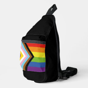 SlipperyJoe's Intersex pride flag yellow backgroun Sling Bag