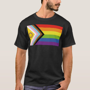 SlipperyJoe's Intersex pride flag yellow backgroun T-Shirt