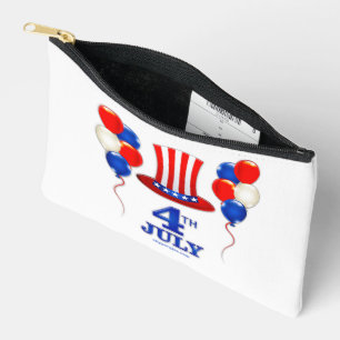 SlipperyJoe's july 4th Independence day classic Un Accessory Pouch