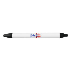 SlipperyJoe's july 4th Independence day classic Un Black Ink Pen
