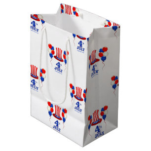 SlipperyJoe's july 4th Independence day classic Un Medium Gift Bag