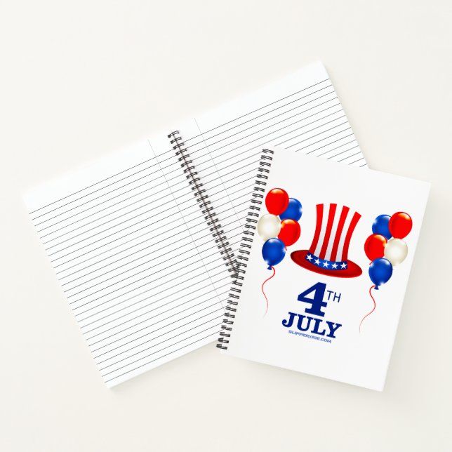 SlipperyJoe's july 4th Independence day classic Un Notebook (Inside)