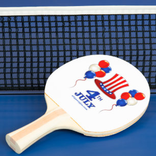 SlipperyJoe's july 4th Independence day classic Un Ping Pong Paddle