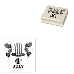 SlipperyJoe's july 4th Independence day classic Un Rubber Stamp