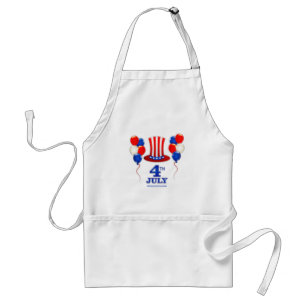 SlipperyJoe's july 4th Independence day classic Un Standard Apron