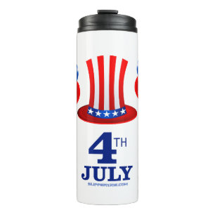 SlipperyJoe's july 4th Independence day classic Un Thermal Tumbler