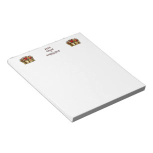 SlipperyJoe's keep calm fabulous golden crown red  Notepad