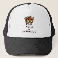 SlipperyJoe's keep calm fabulous golden crown red 