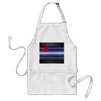 SlipperyJoe's leather pride flag black royal blue 