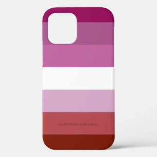 SlipperyJoe's lesbian pride flag feminine communit iPhone 12 Pro Case