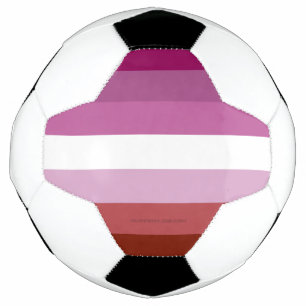 SlipperyJoe's lesbian pride flag feminine communit Football