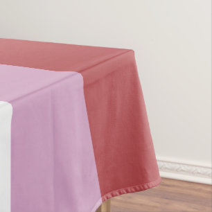 SlipperyJoe's Lesbian Pride flag feminine Lipstick Tablecloth