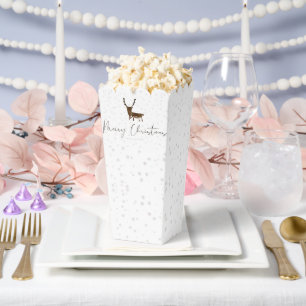 SlipperyJoe's line art silhouette reindeer minimal Favour Box