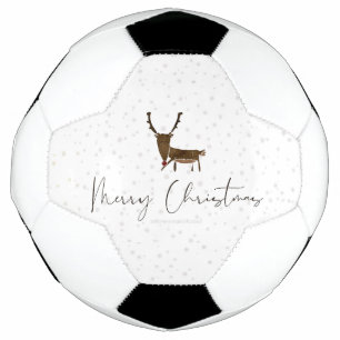 SlipperyJoe's line art silhouette reindeer minimal Football