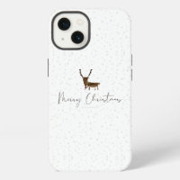 SlipperyJoe's line art silhouette reindeer minimal