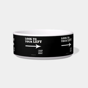 SlipperyJoe's look to your left thick geometric ce Bowl