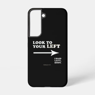 SlipperyJoe's look to your left thick geometric ce Samsung Galaxy Case